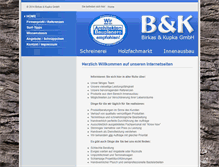 Tablet Screenshot of bk-holzfachmarkt.de